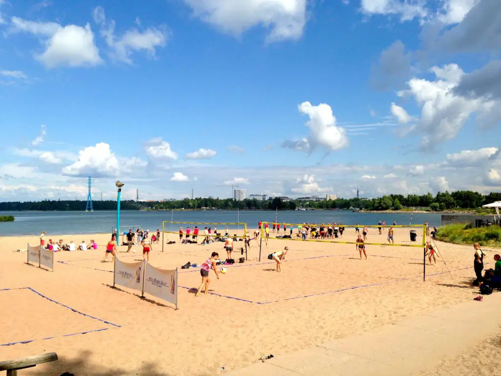 where did beach volleyball originate